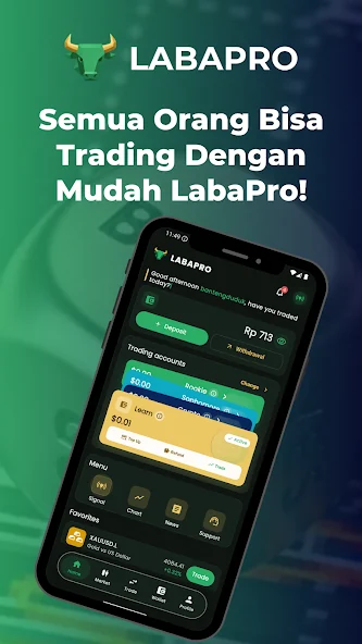 Labapro mobile app screenshot